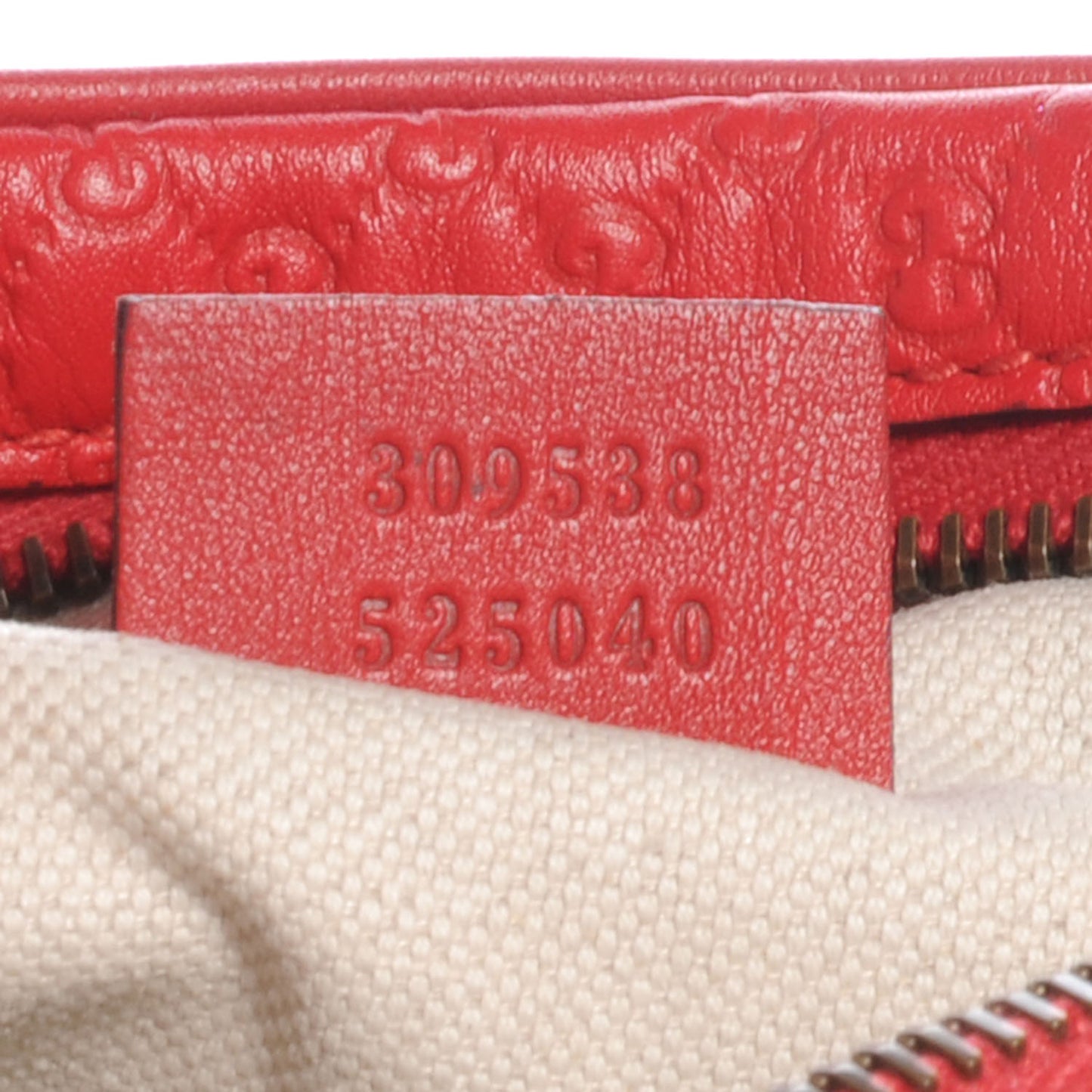 Microguccissima Sunshine Disco Crossbody Bag Red