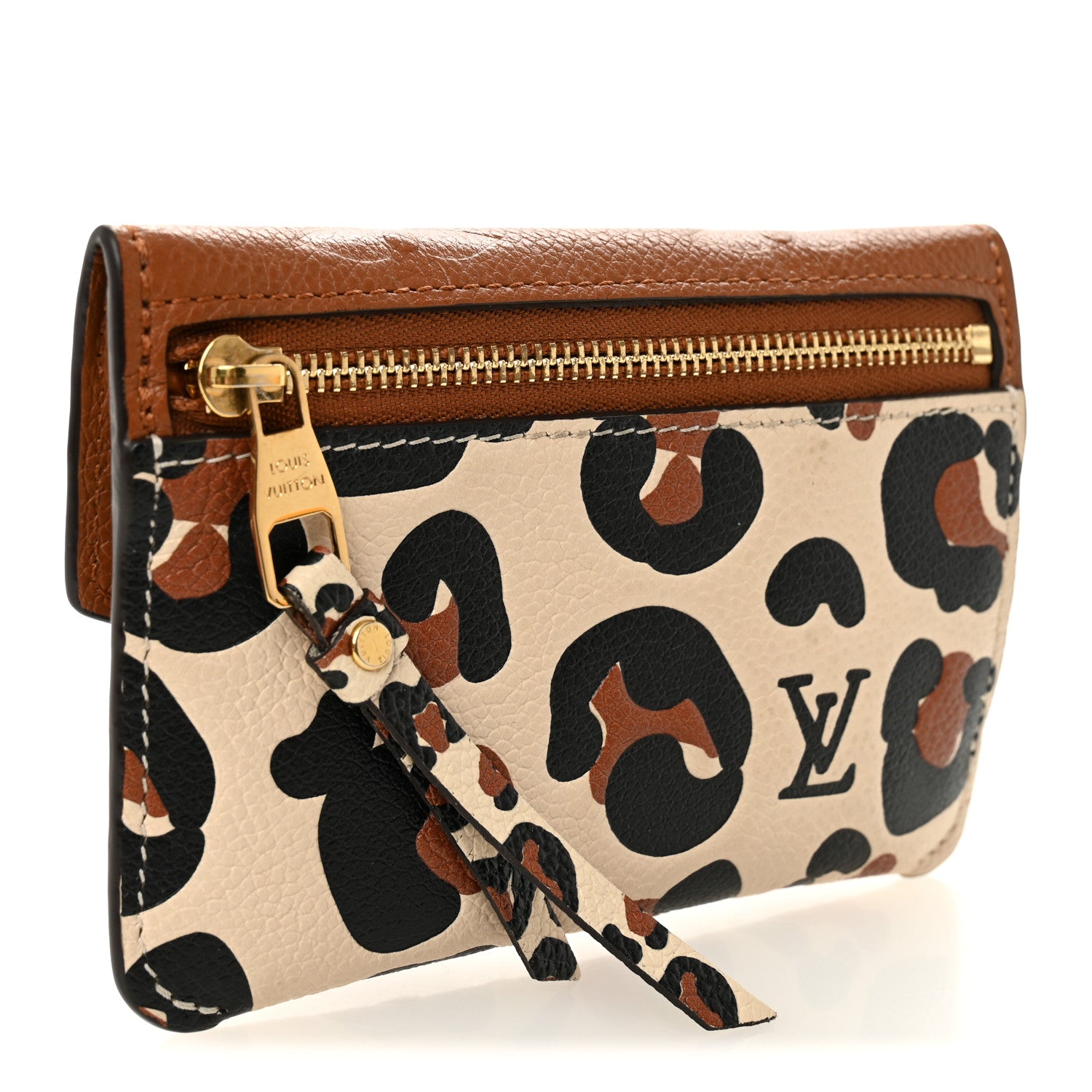Louis Vuitton Empreinte Monogram Giant Wild At Heart Key Pouch Caramel 3 of 9