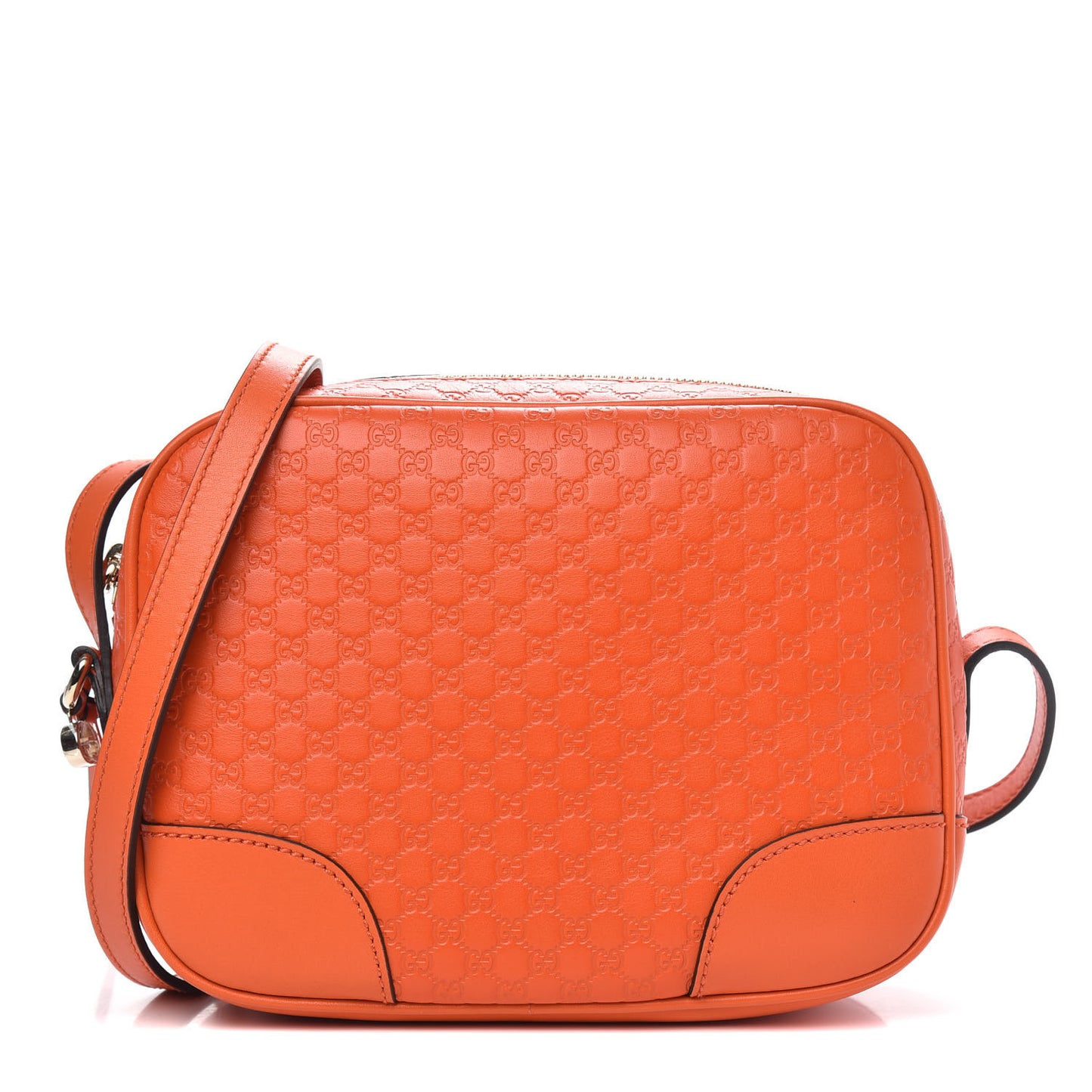 Soft Microguccissima Mini Bree Messenger Bag Sun Orange