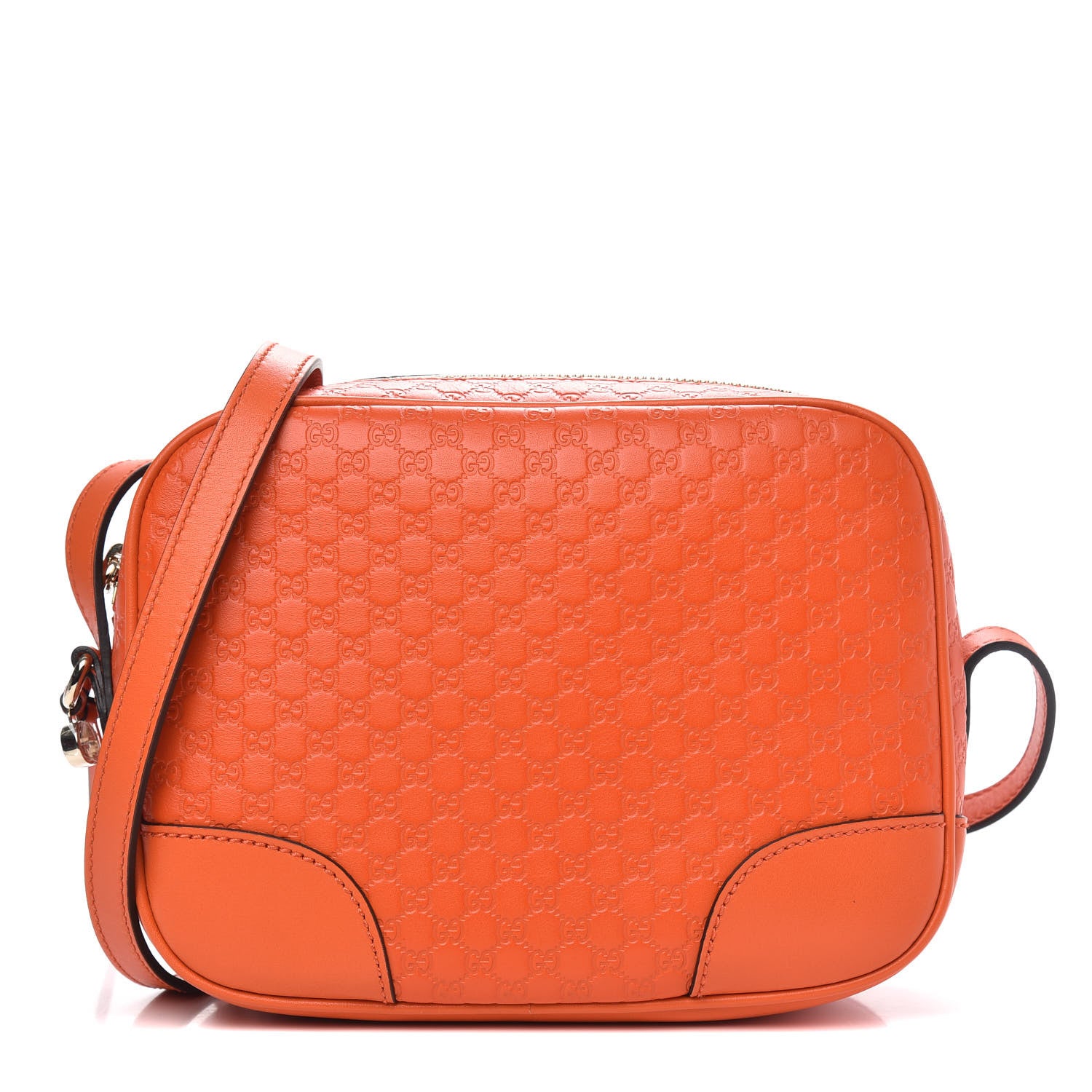Gucci Soft Microguccissima Mini Bree Messenger Bag Sun Orange 1 of 11