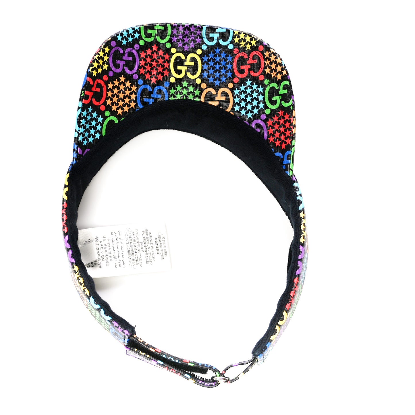 GG Supreme Monogram Psychedelic Izzy Visor XL Black Multicolor