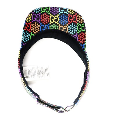 Gucci GG Supreme Monogram Psychedelic Izzy Visor XL Black Multicolor 5 of 8