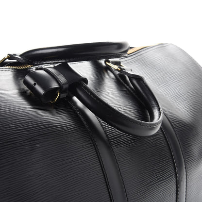Louis Vuitton Epi Keepall 45 Black 10 of 14