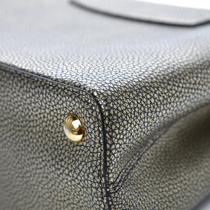 Louis Vuitton Metallic Taurillon Capucines PM Gold 12 of 13