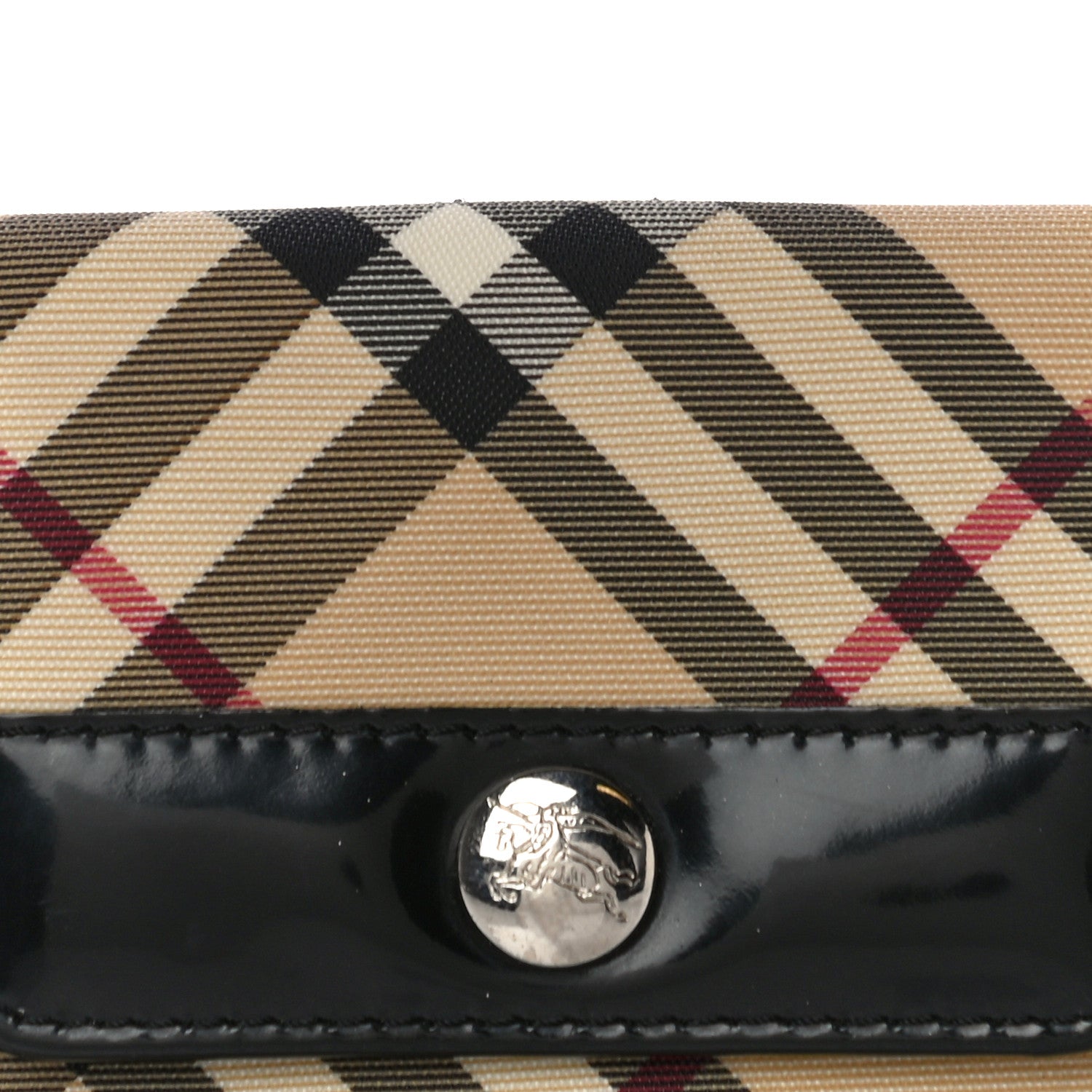 Burberry Nova Check Compact Wallet Black 9 of 12