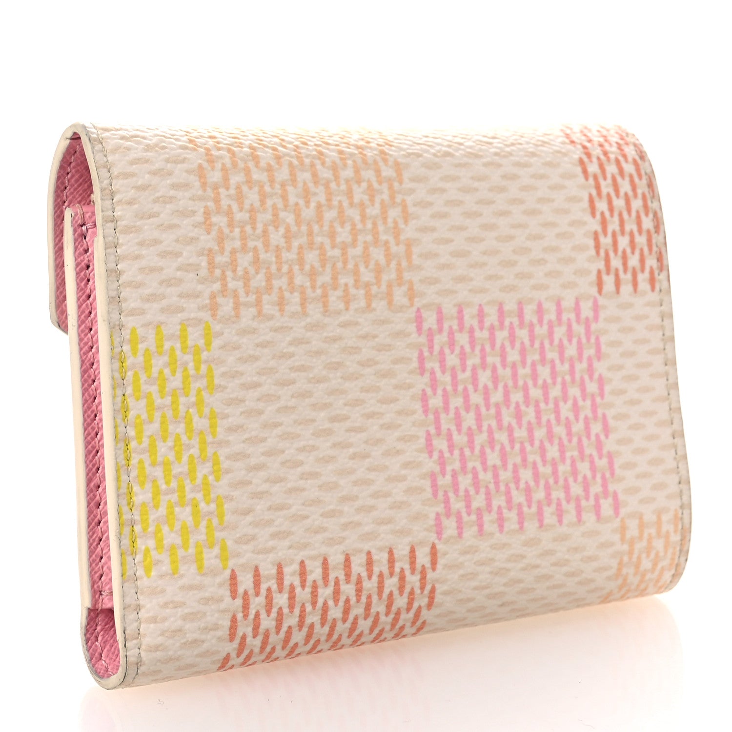 Louis Vuitton Giant Damier Victorine Wallet Peach 3 of 10