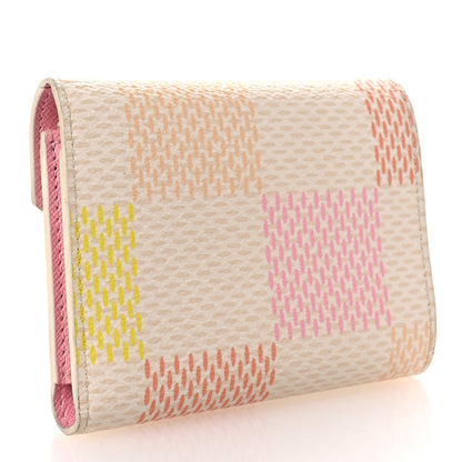 Louis Vuitton Giant Damier Victorine Wallet Peach 3 of 10
