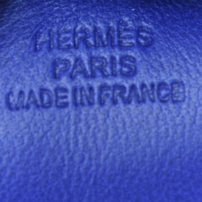 Hermes Milo Lambskin Grigri Rodeo Horse Bag Charm PM Bleu Electrique Lime Malachite 3 of 4