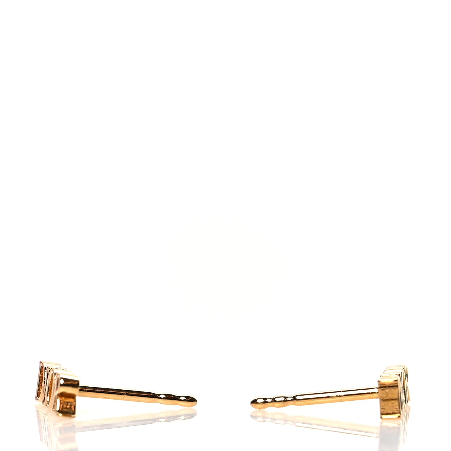 Christian Dior Pearl Crystal Dio(r)evolution Earrings Aged Gold 3 of 4