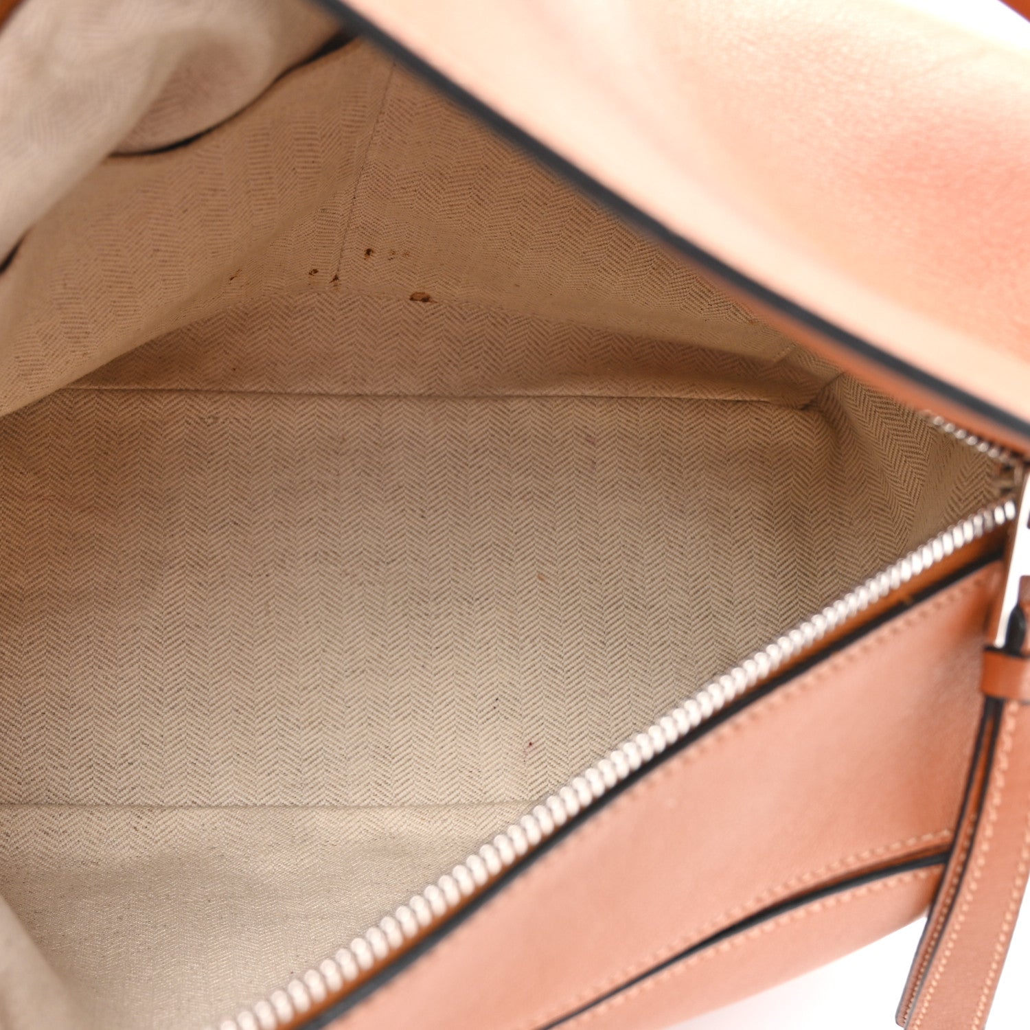 Loewe Calfskin Medium Puzzle Bag Tan 5 of 16