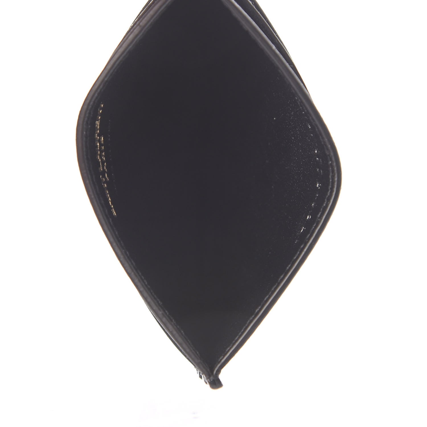 Saint Laurent Calfskin Monogram Credit Card Case Black 5 of 8