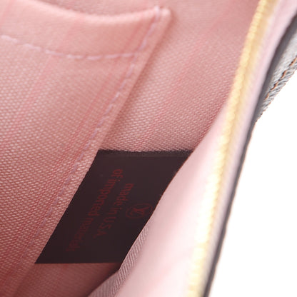 Louis Vuitton Damier Ebene Neverfull MM GM Pochette Rose Ballerine 8 of 9