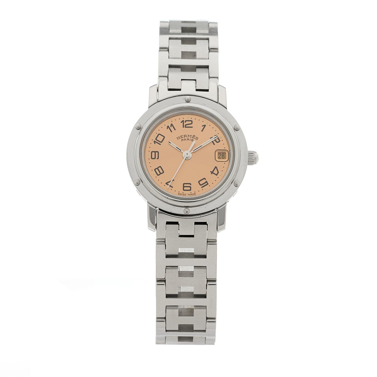 Stainless Steel 24mm Clipper Quartz Watch Orange