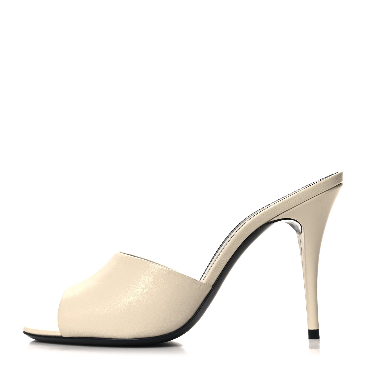 Calfskin New Belfagor 110mm Mules 37 Pearl