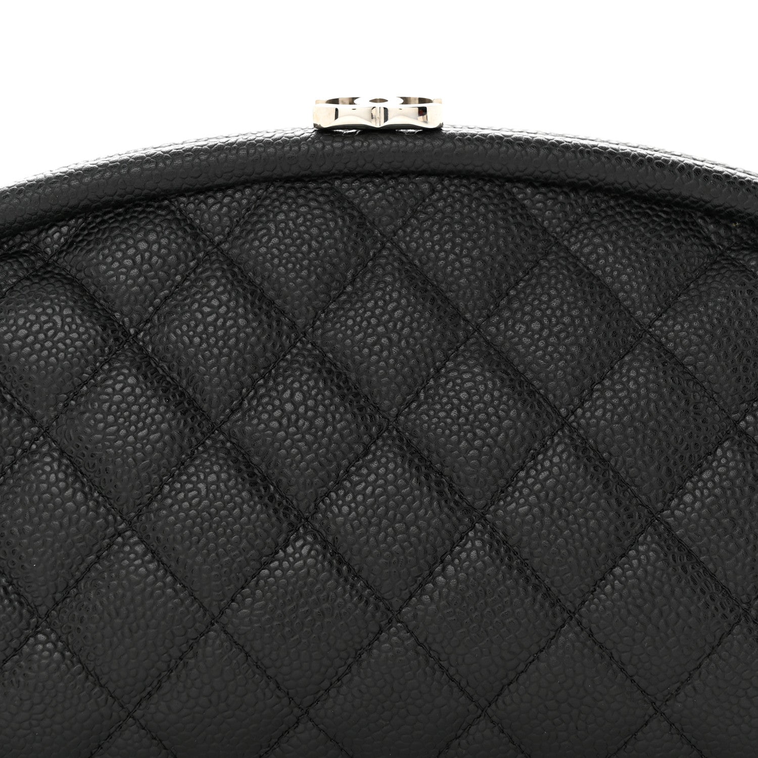 Chanel Caviar Quilted Timeless Clutch Black 8 of 10