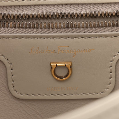 Salvatore Ferragamo Calfskin Quilted Gancini Flap Bag Peony 6 of 13