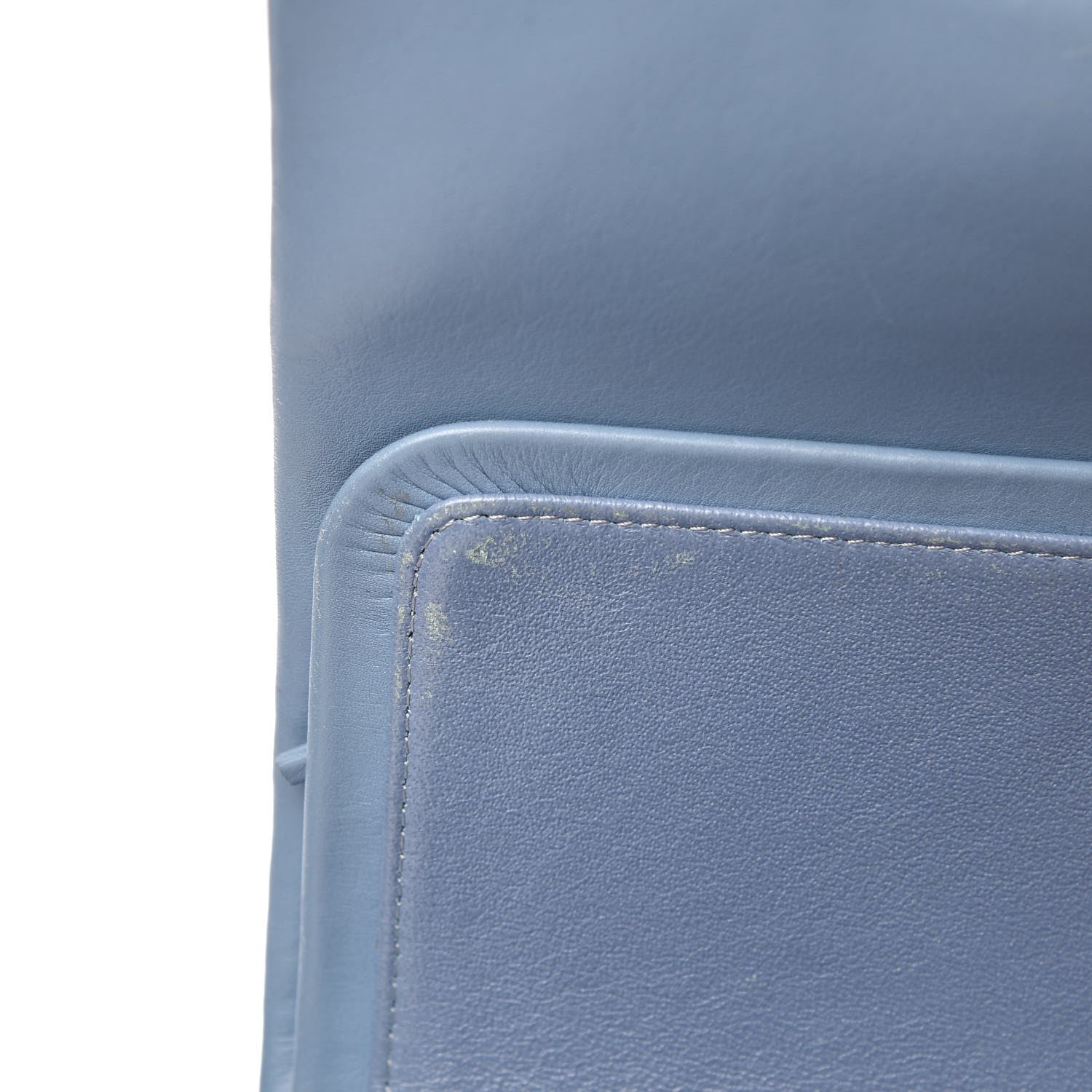 Chanel Patent Quilted Maxi Double Flap Light Blue 9 of 14
