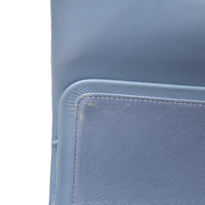 Chanel Patent Quilted Maxi Double Flap Light Blue 9 of 14