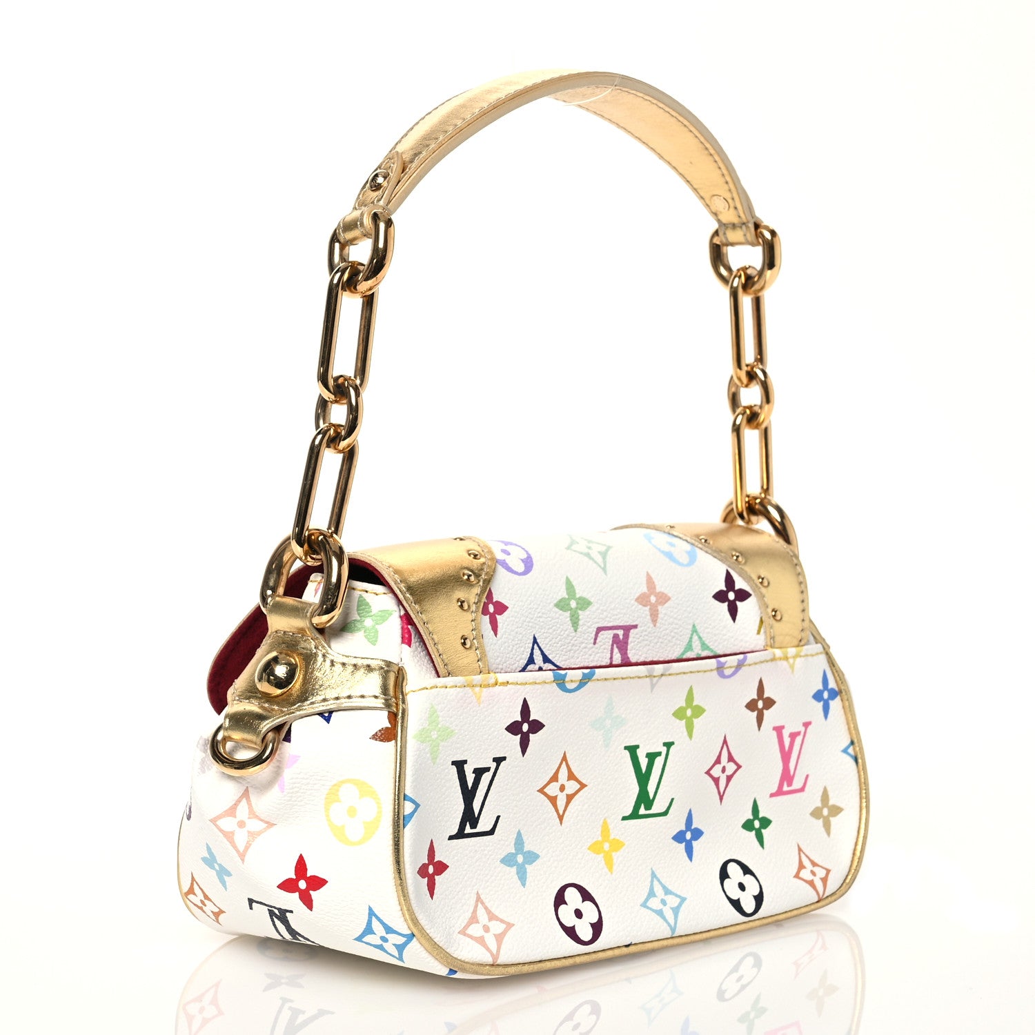 Louis Vuitton Monogram Multicolor Marilyn White Gold 3 of 11