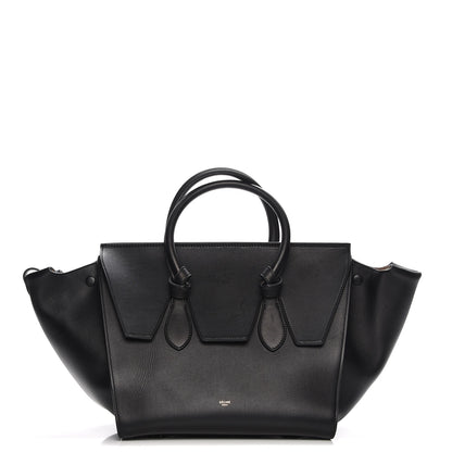 Celine Smooth Calfskin Small Tie Knot Tote Black 1 of 7