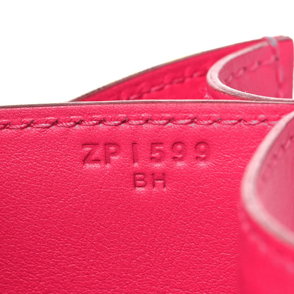 Hermes Swift Silk Marble Printed Constance 24 Rose Azalee Rose Mexico 6 of 10