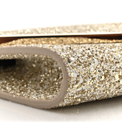Jimmy Choo Glitter Erica Clutch Moon Sand 9 of 12
