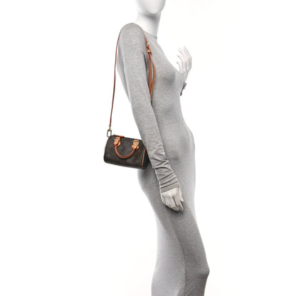 Louis Vuitton Monogram Nano Speedy Bandouliere 2 of 10