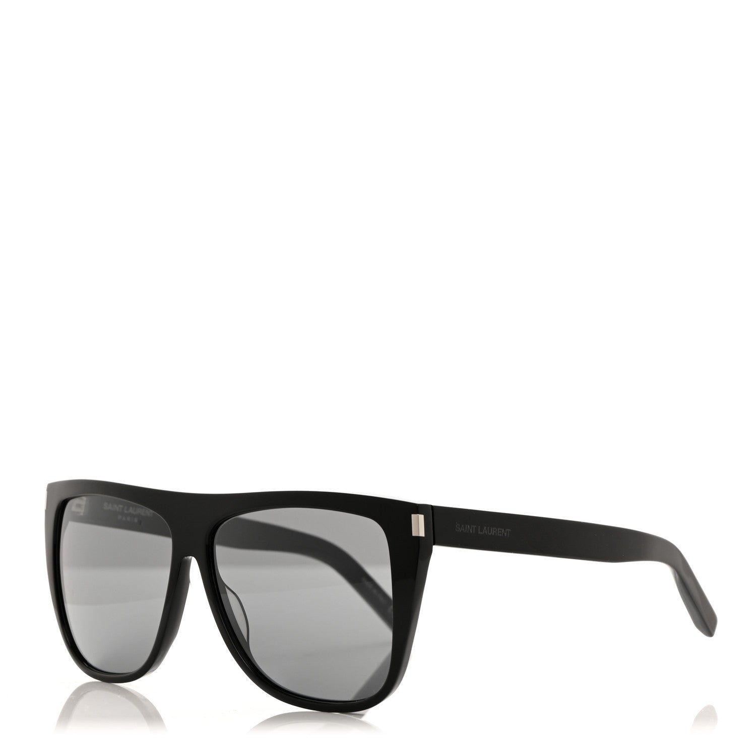 Saint Laurent Acetate SL1 Sunglasses Black 1 of 8