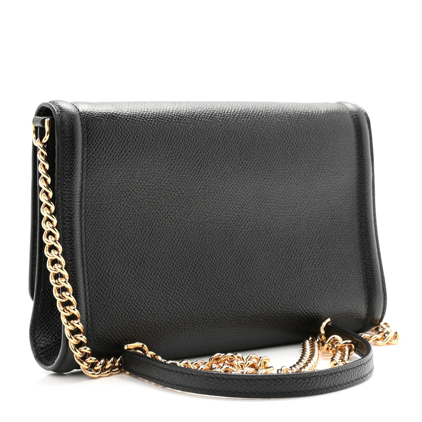 Hammered Calfskin Vara Bow Mini Bag Black