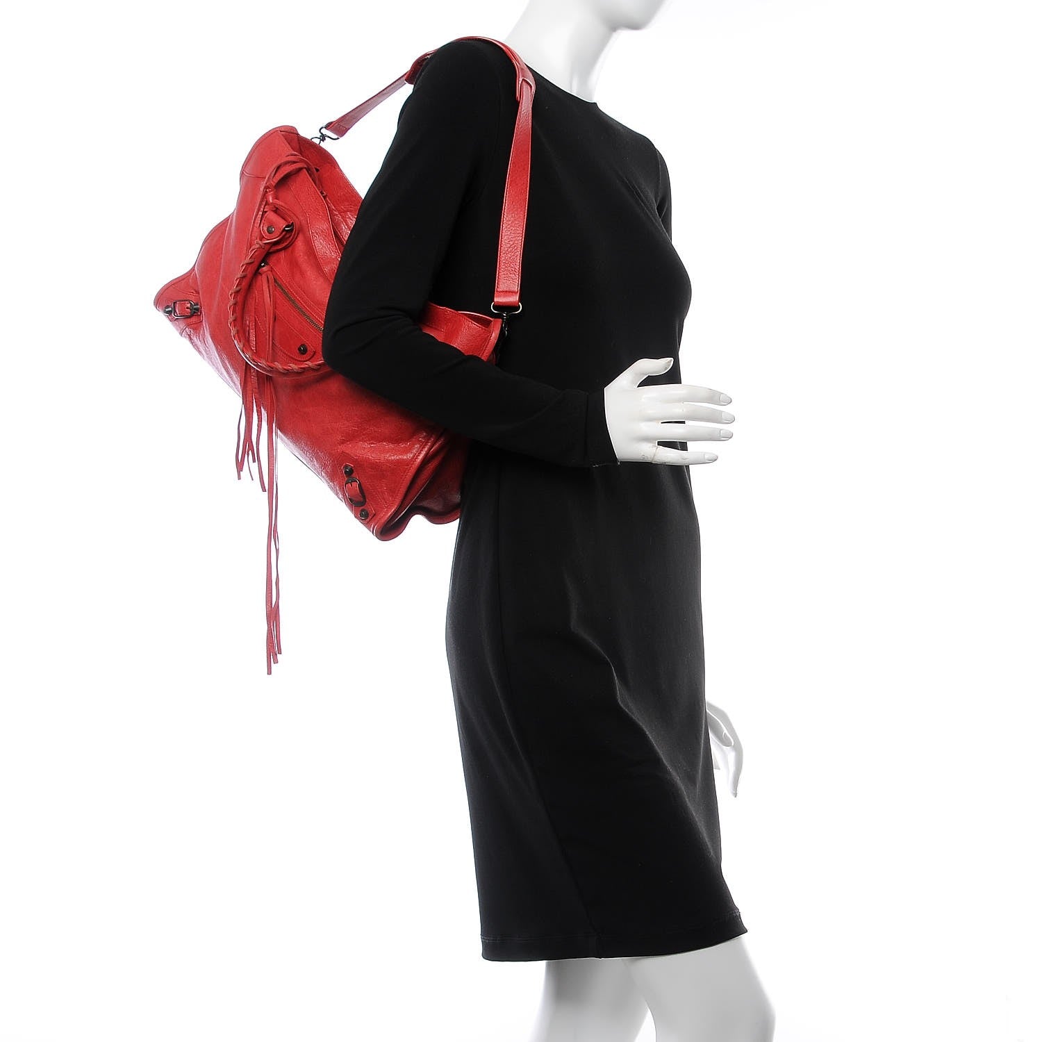 Balenciaga Agneau Classic Hardware City Rouge Coquelicot 2 of 8