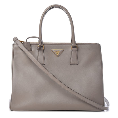 Prada Saffiano Large Galleria Double Zip Tote Argilla 1 of 17