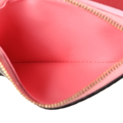 Louis Vuitton Monogram 2020 Christmas Animation Swing Ride Victorine Wallet Pink Poppy 6 of 9