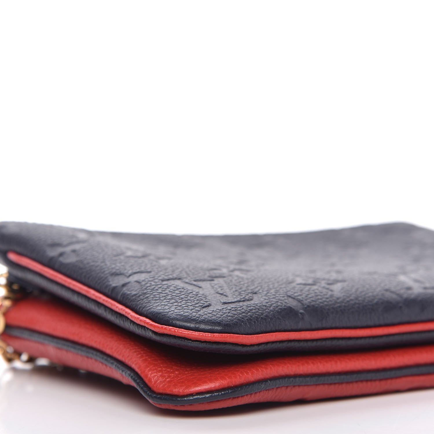 Louis Vuitton Empreinte Double Zip Pochette Marine Rouge 7 of 11