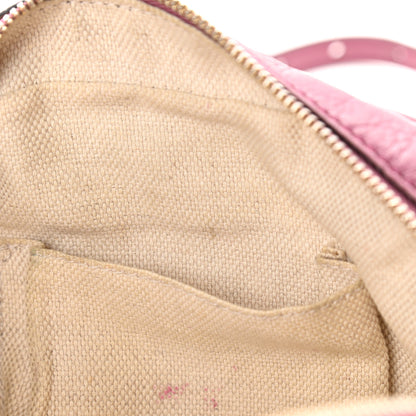 Gucci Pebbled Calfskin Small Soho Disco Bag Peonia Flower 12 of 16