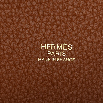 Hermes Taurillon Clemence Picotin Lock 18 PM Gold 6 of 10