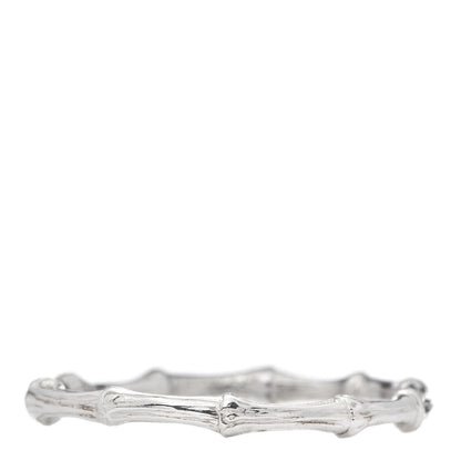 Tiffany Sterling Silver Nature Bamboo Bangle Bracelet 1 of 4