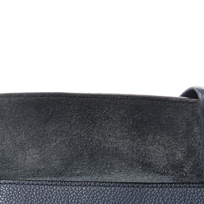 Celine Soft Grained Calfskin Small Belt Cabas Dark Sea 9 of 10