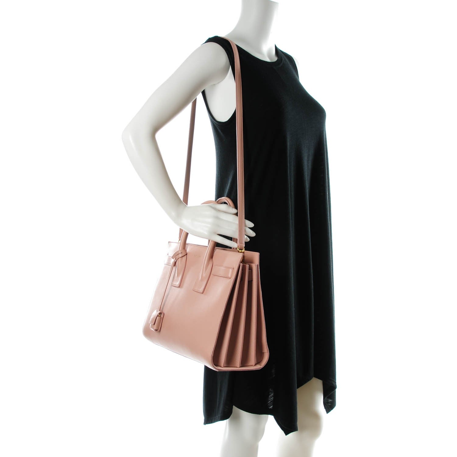 Saint Laurent Calfskin Small Sac De Jour Light Blush 2 of 9