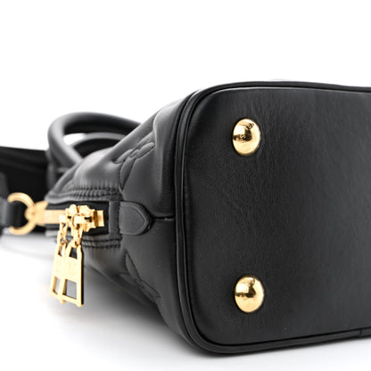 Louis Vuitton Calfskin Bubblegram Alma BB Black 8 of 10