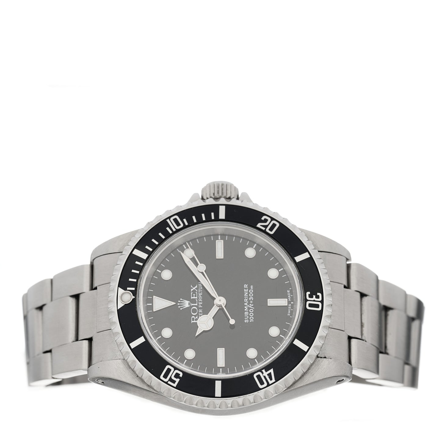 Stainless Steel 40mm Oyster Perpetual Submariner Watch Black 14060M