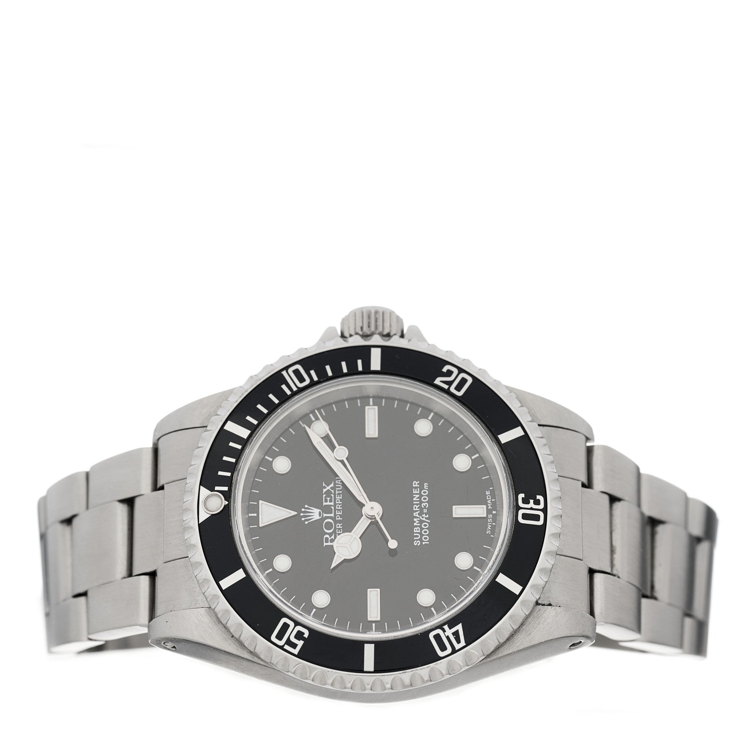 Rolex Stainless Steel 40mm Oyster Perpetual Submariner Watch Black 14060M 2 of 4