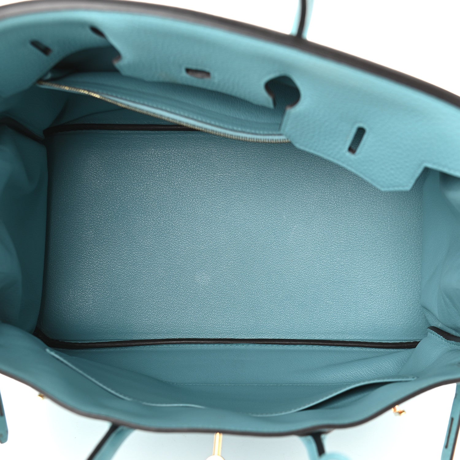 Hermes Taurillon Clemence Birkin 35 Bleu Saint Cyr 4 of 12