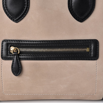 Celine Nubuck Smooth Calfskin Mini Tri-Color Luggage Olive 8 of 23