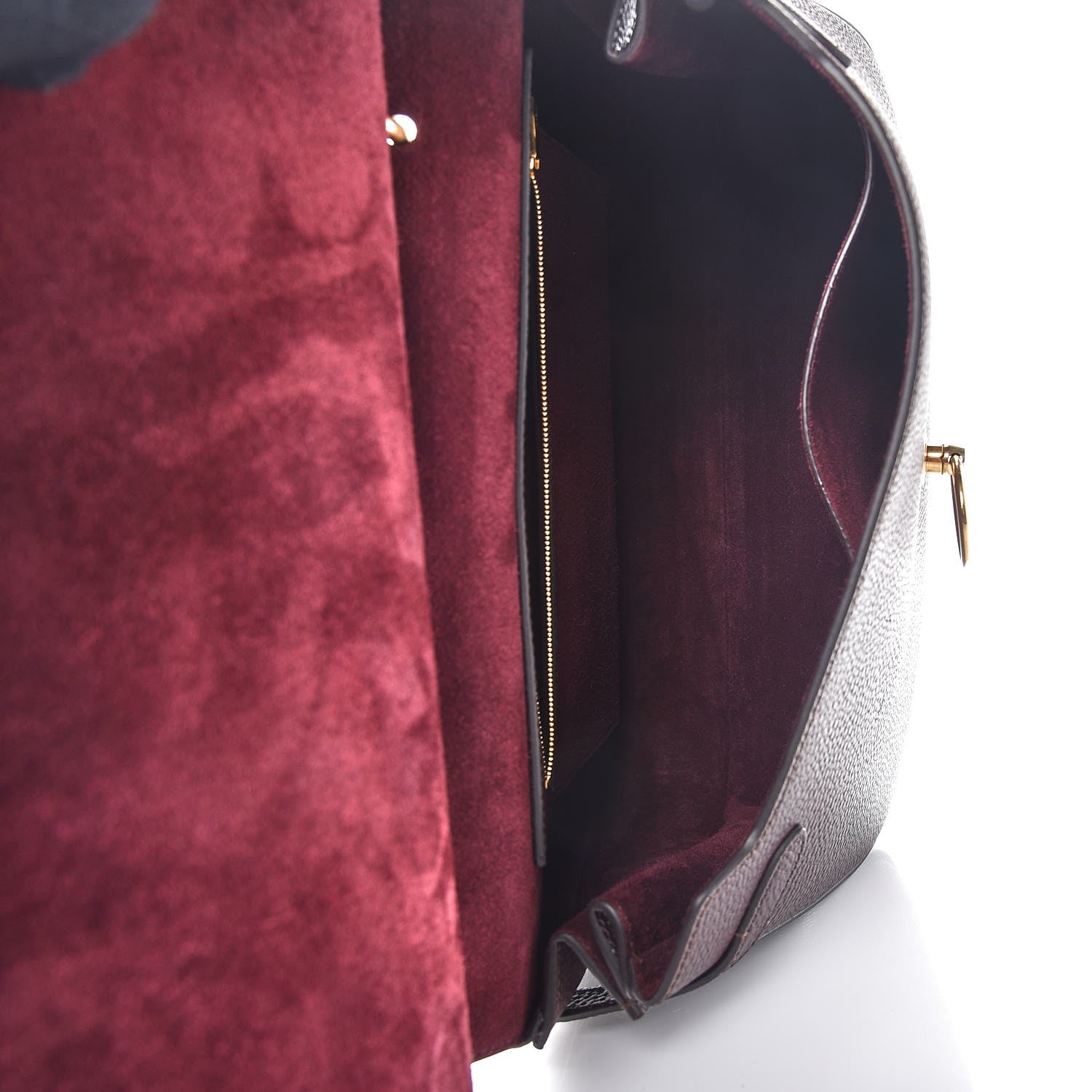 Mulberry Natural Grain Leather Amberley Satchel Oxblood 5 of 9