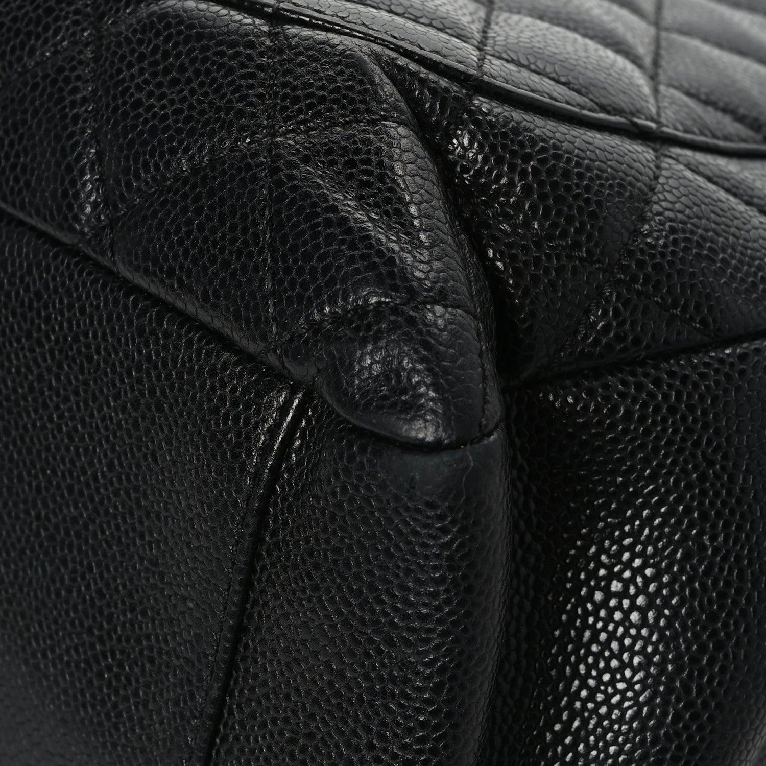 Chanel Caviar Quilted Grand Shopping Tote GST Black 11 of 13