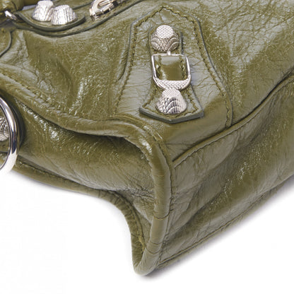 Balenciaga Agneau Giant 12 Gold Hardware Mini City Olive 5 of 8