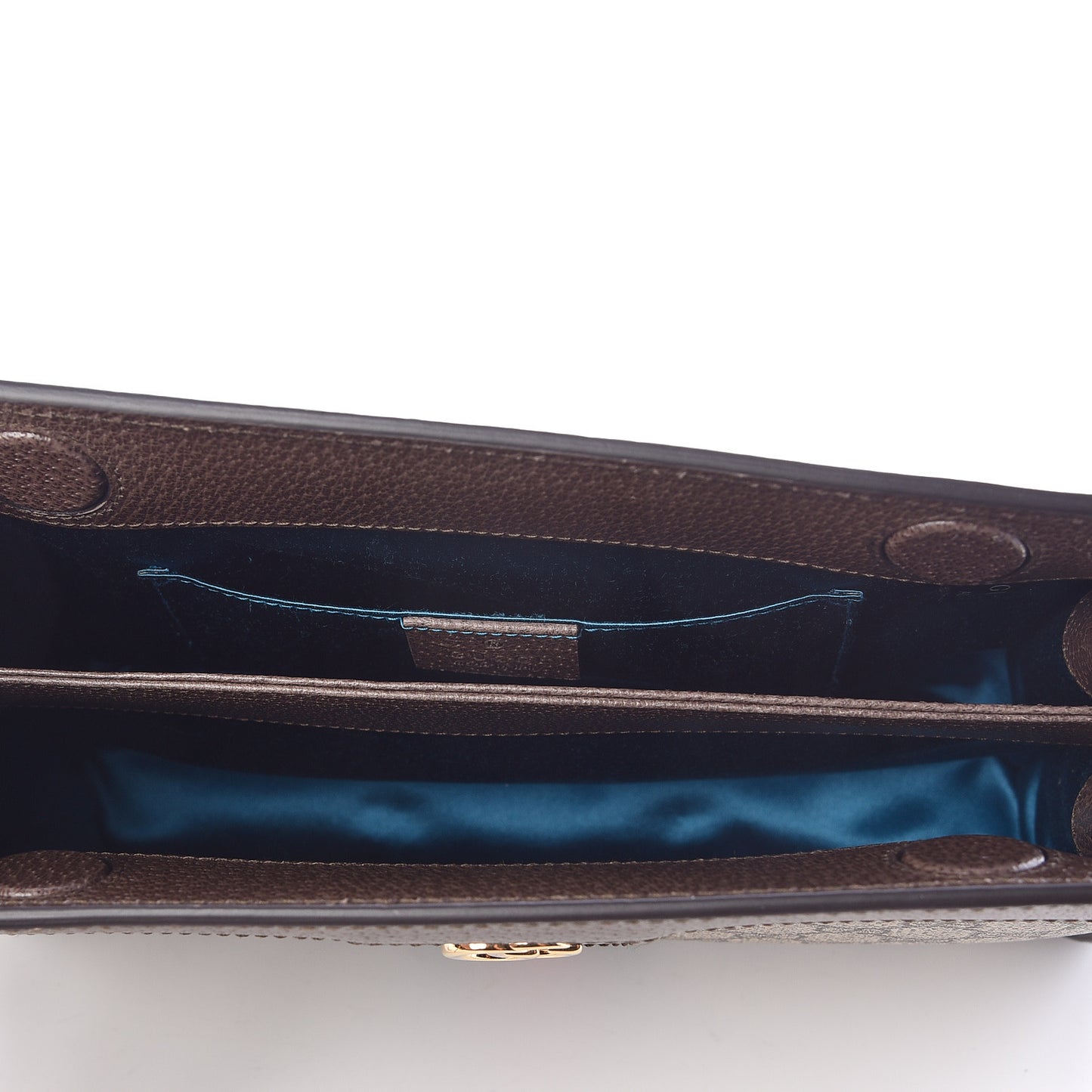 GG Supreme Monogram Web Small Ophidia Chain Shoulder Bag Brown