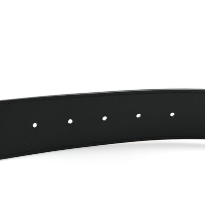 Gucci Moon Calfskin Pearl Double G 40mm Belt 85 34 Black Cream 3 of 5