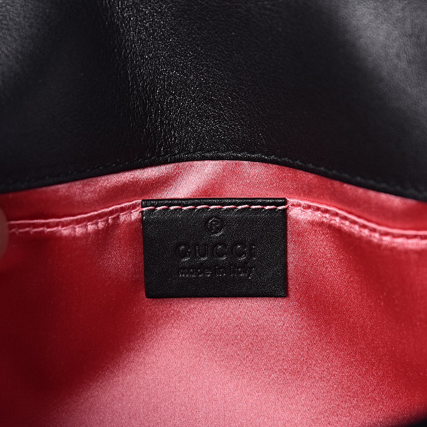 Velvet Matelasse Mini GG Marmont Shoulder Bag Black