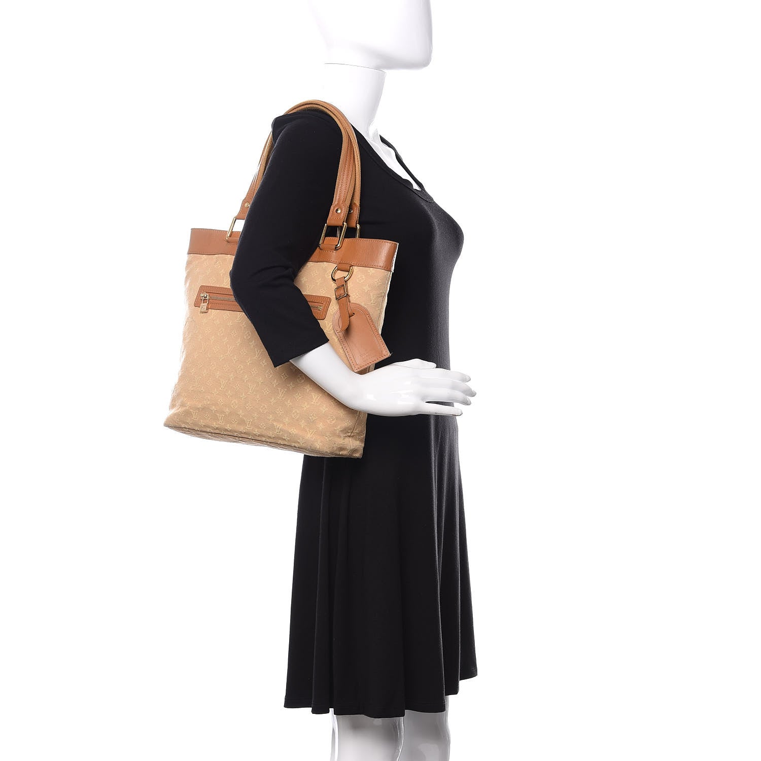 Louis Vuitton Mini Monogram Lucille GM Beige 2 of 11
